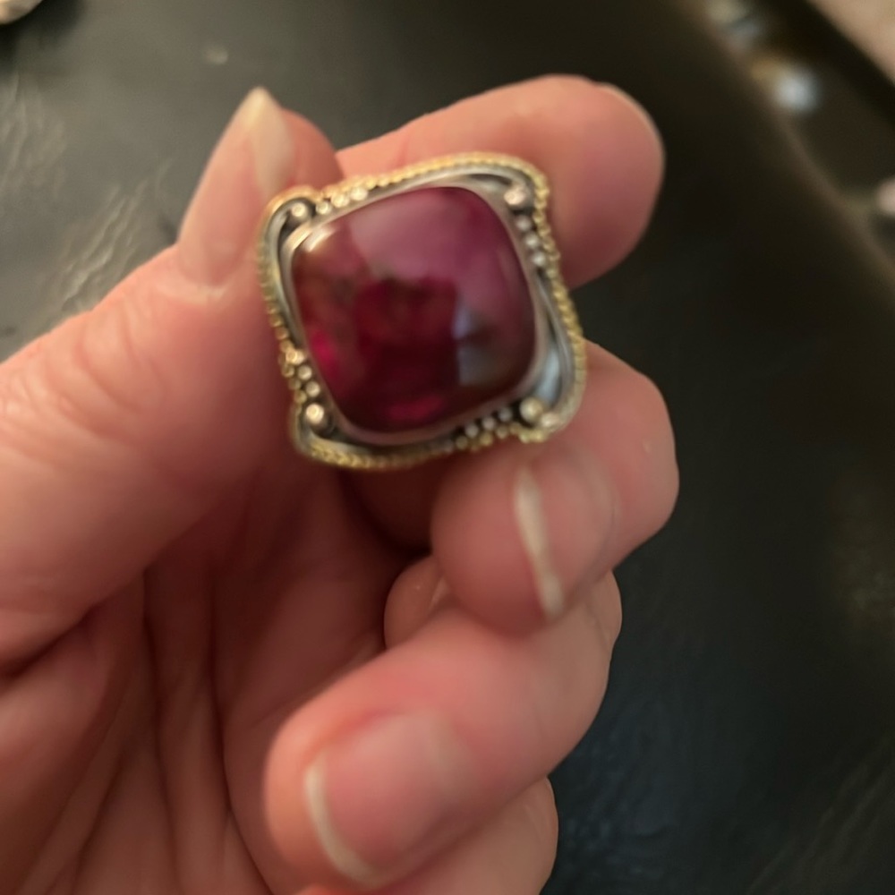 Custom Made Labradorite Solid Sterling Silver Gem… - image 1